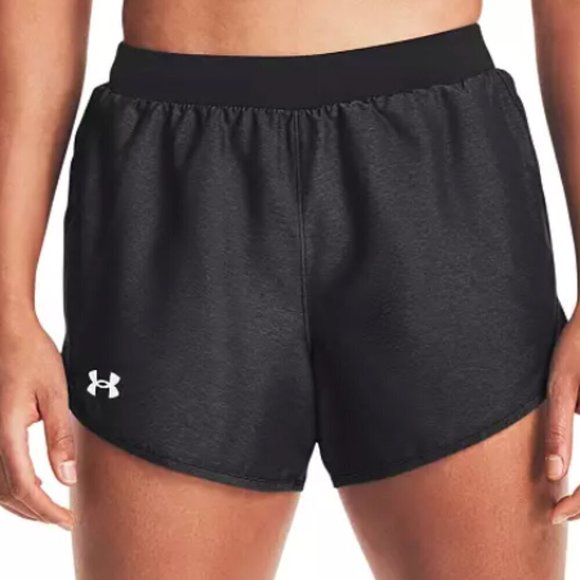 Under Armour Pants - 🏷️ NWT Under Armour Women's UA Fly by 2.0 Shorts Black Full Heather Size 3XL